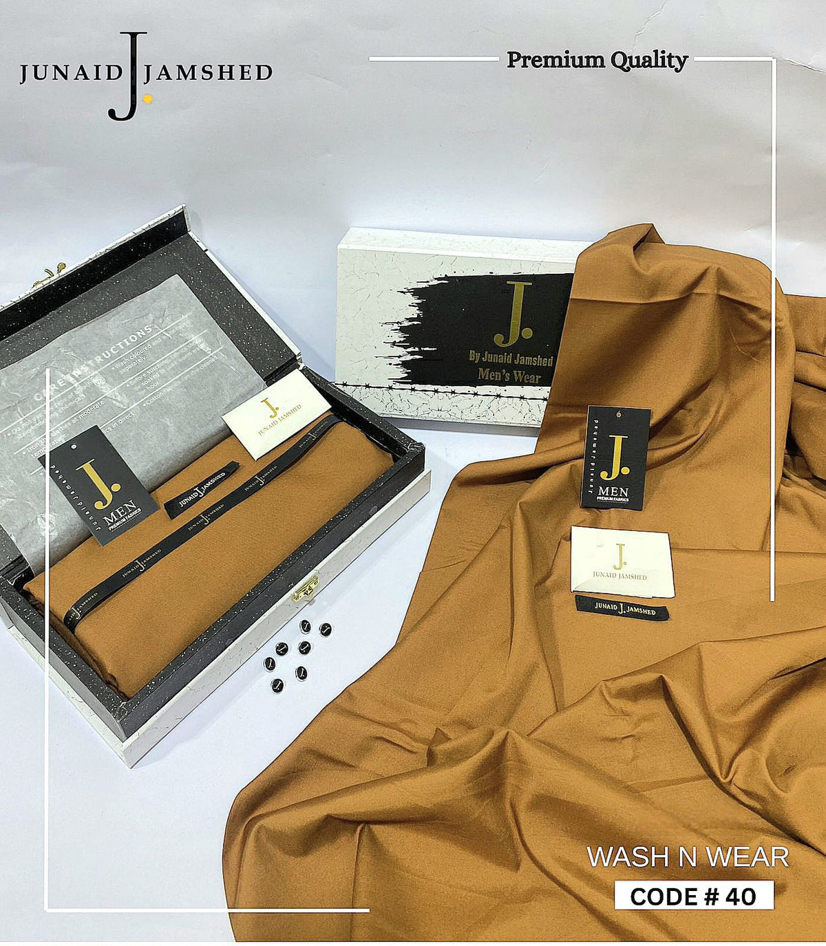 🔥 J. MEN’S Premium Wash & Wear | New Arrival 2026 Unstiched Suit 🔥
✨ Executive Class Soft Fall Fabric | 4 Meter Unstitched Collection ✨
