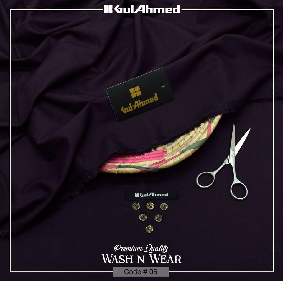 J. Men's Wash & Wear Unstitched Suit 4M – Soft Fall Fabric Collection 2026