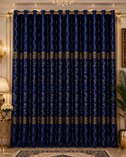 🍂 Premium Cozy Soft Velvet Curtains | 9 Ft Length | Ready To Hang | 10 Rings | Multiple Colors | Pair Rs. 5000 🍂