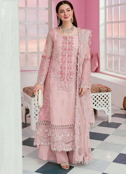 ✨ Elaaf Bridal Organza 3Pc Ready to Wear – Embroidered Wedding Dress ✨