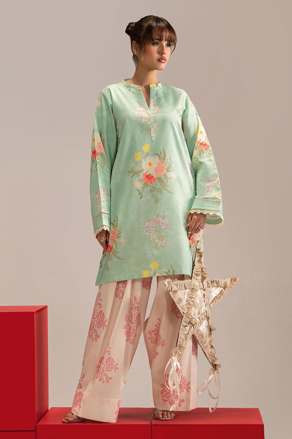 ✨ AFSANAH MOST DEMANDING EDITION – Premium Digital Silk 2PC unstiched suit| New Collection 2026 | Rs.3500/- ✨