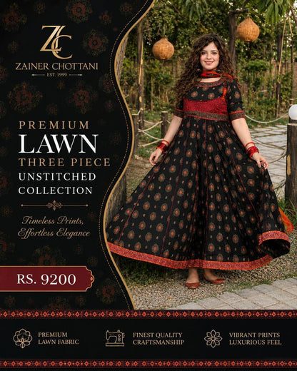 🌸 Premium Charizma Printed Lawn 3PC unstiched suit| New Arrival 2026 | Airjet Lawn Collection 🔥