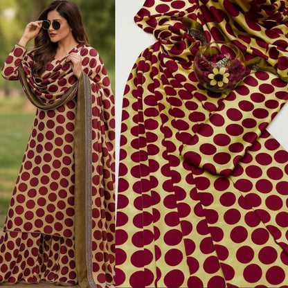 🌸 LULUSAR Premium Shamooz Silk 3PC Unstiched Suit| Digital Printed Luxury Collection 2026 🌸