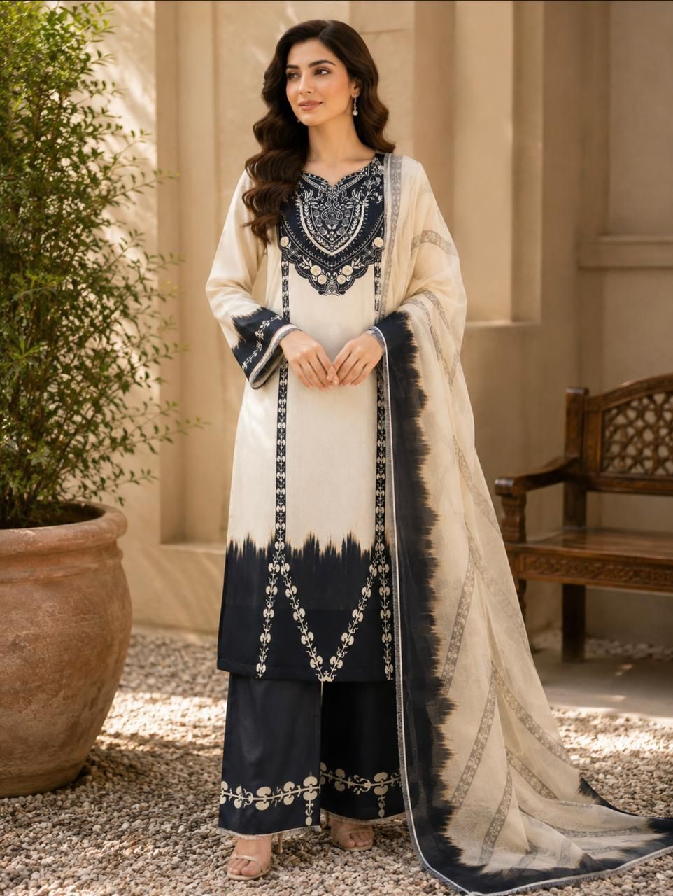 🌸 LULUSAR Premium Shamooz Silk 3PC Unstiched Suit| Digital Printed Luxury Collection 2026 🌸