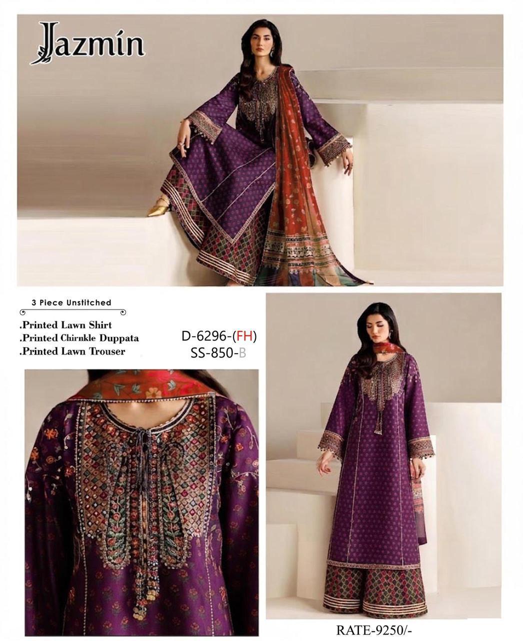 🌸 Premium Charizma Printed Lawn 3PC unstiched suit| New Arrival 2026 | Airjet Lawn Collection 🔥