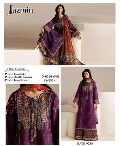 🌸 Premium Charizma Printed Lawn 3PC unstiched suit| New Arrival 2026 | Airjet Lawn Collection 🔥
