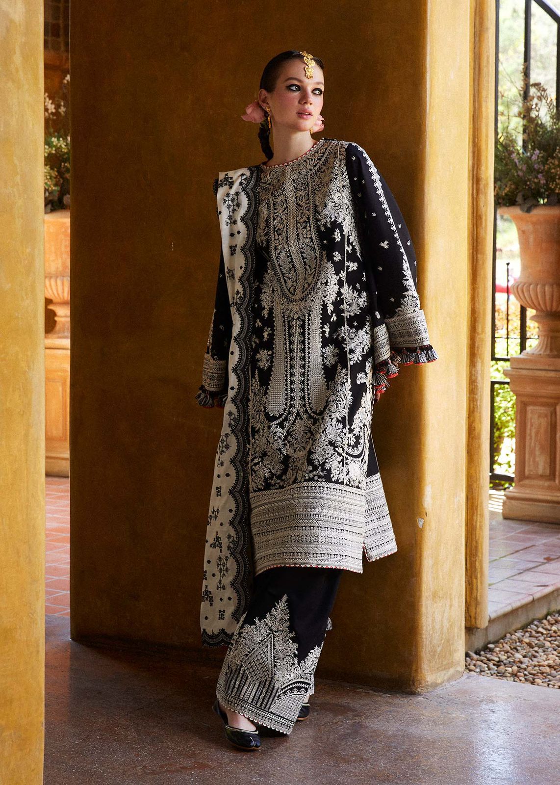 🔥 HUSSAIN REHAR PREMIUM AIR-JET DHANAK 3PC Unstiched Suit| D# NF 1211 | WINTER COLLECTION 2026-27 | HEAVY EMBROIDERED SHAWL ✨🥶