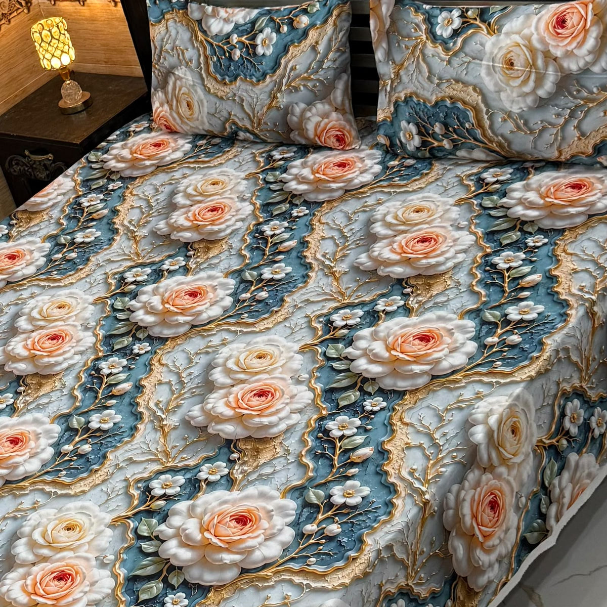 🔥 9D DIGITAL PRINTED BEDSHEET | NEW ARRIVAL 2026 | EXPORT QUALITY 3PC KING SIZE 🔥