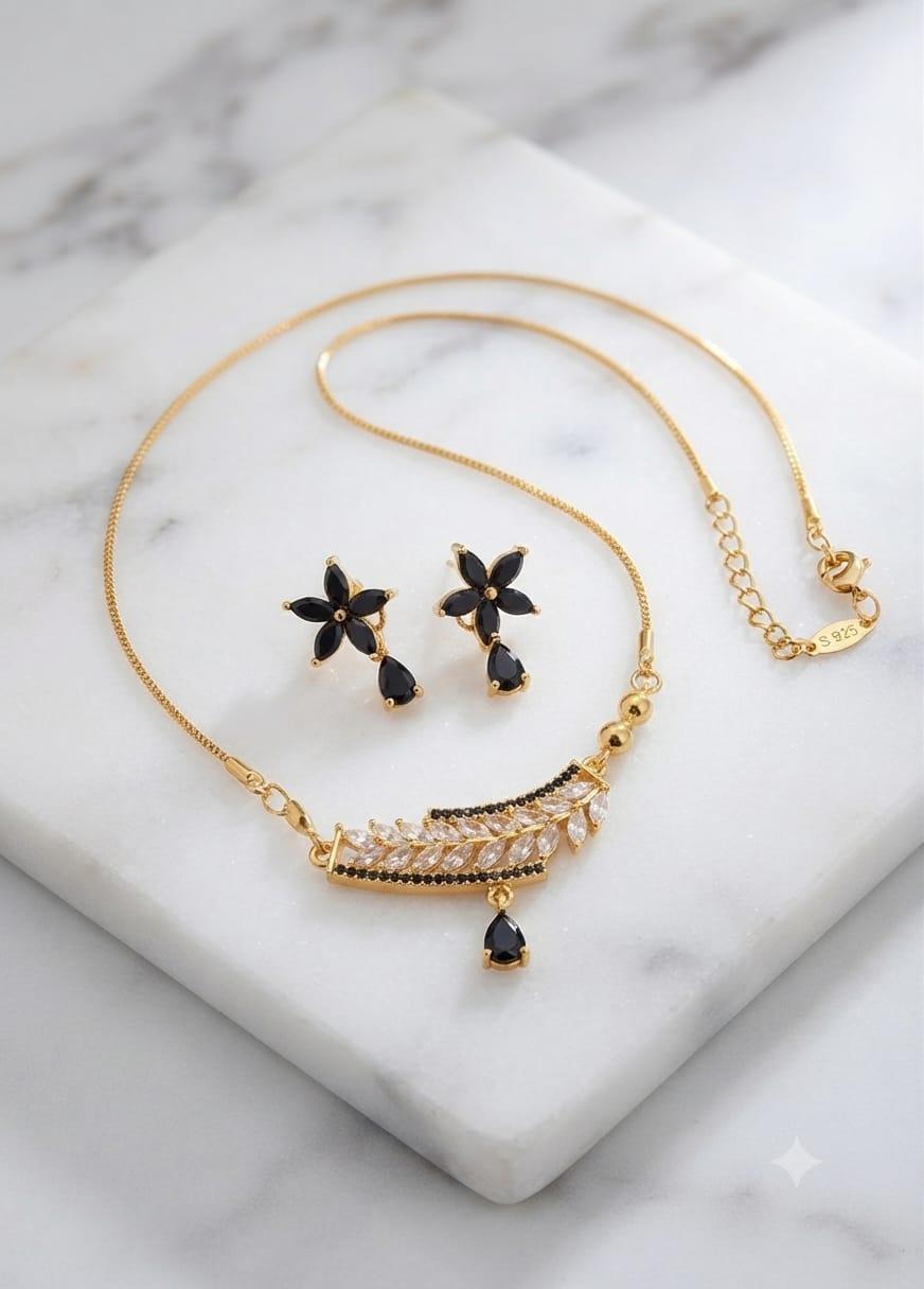 Champagne Topaz Pendant Set  Gold Plated Jewelry Oval Cut Zircon Necklace Amber Crystal Jewelry Set Bridal Party Wear Jewelry Artificial Gold Jewellery Pakistan Luxury Pendant Set For Women